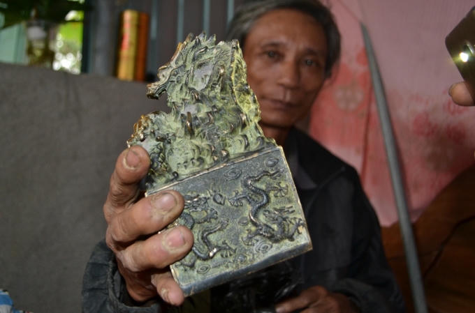 Ông Sửu và vật quý mà mình phát hiện.