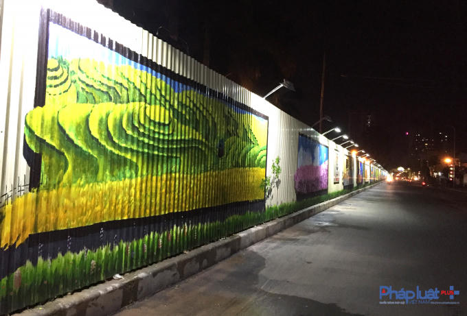 Những phong cảnh quan thuộc của Việt Nam được tái hiện sinh động.