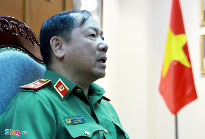 Trung tướng Hoàng Phước Thuận, Cục trưởng Cục An ninh mạng, Bộ Công an. Ảnh: Bá Chiêm.