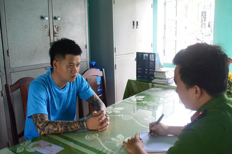 Đối tượng Hồ Công Nhật Quang kẻ chủ mưu cho vụ việc.