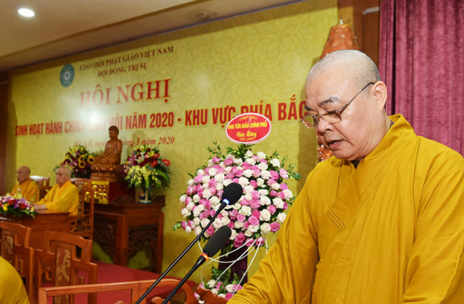 Hoà thượng Thích Thanh Nhiễu - Phó Chủ tịch Thường trực Hội đồng Trị sự (HĐTS) GHPGVN.