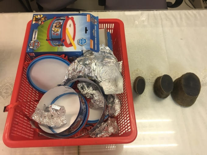 Lô sừng tê giác trị giá hơn 2 tỷ đồng bị bắt ở Tân Sơn Nhất. (Ảnh: báo Giao thông)