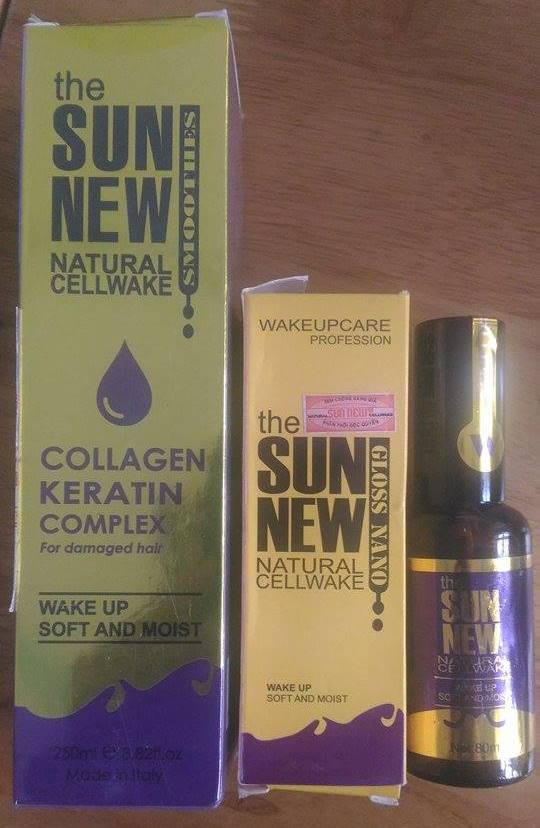Những sản phẩm mỹ phẩm hiệu The Sunnew được làm giả hàng loạt, bán ra thị trường.
