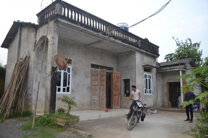 Ngôi nhà của anh Tuệ hiện tại (ảnh: Phàn Giào Họ)