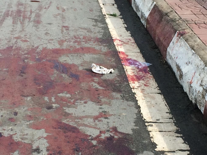 Hiện trường vụ việc.