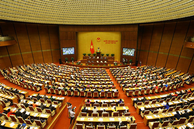 Toàn cảnh phiên khai mạc sáng nay.