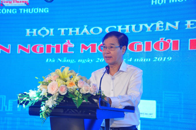Ông Nguyễn Mạnh Hà - Chủ tịch Hội MGBĐS Việt Nam phát biểu tại hội thảo.