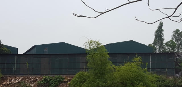 Hà Nội: Nhà xưởng rộng hàng trăm m2 lấn chiếm hành lang sông Đáy