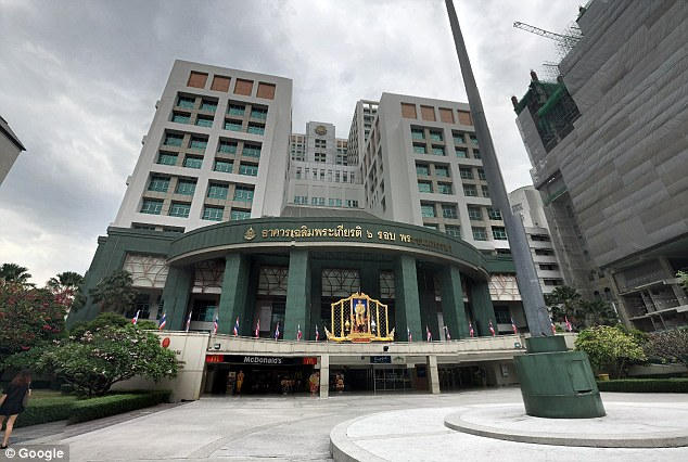 Bệnh viện Phramongkutklao - nơi xảy ra vụ nổ bom.