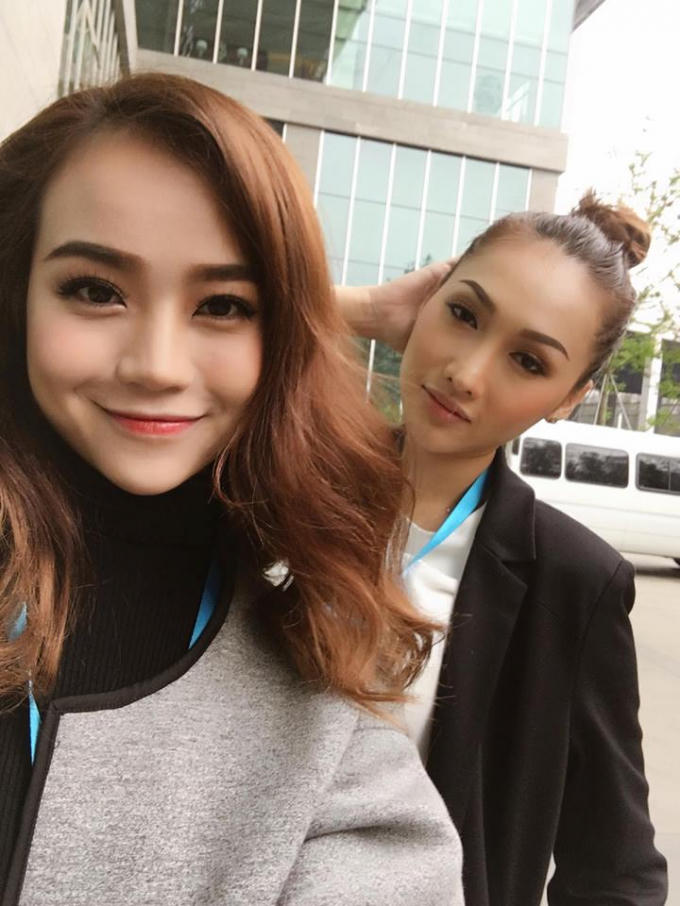 Kiều Ngân và Khánh Ngọc.