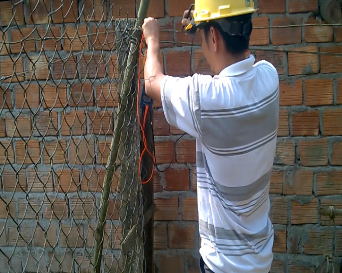 Nơi xảy ra vụ giật điện khiến ông Ch. thiệt mạng. Ảnh: CAMD.