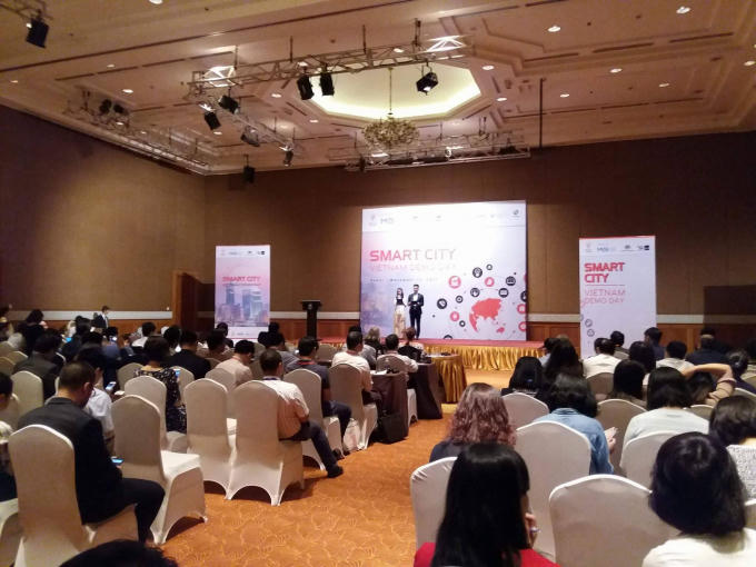 Demo Day của cuộc thi Tìm kiếm Giải pháp xây dựng thành phố thống minh cho Việt Nam