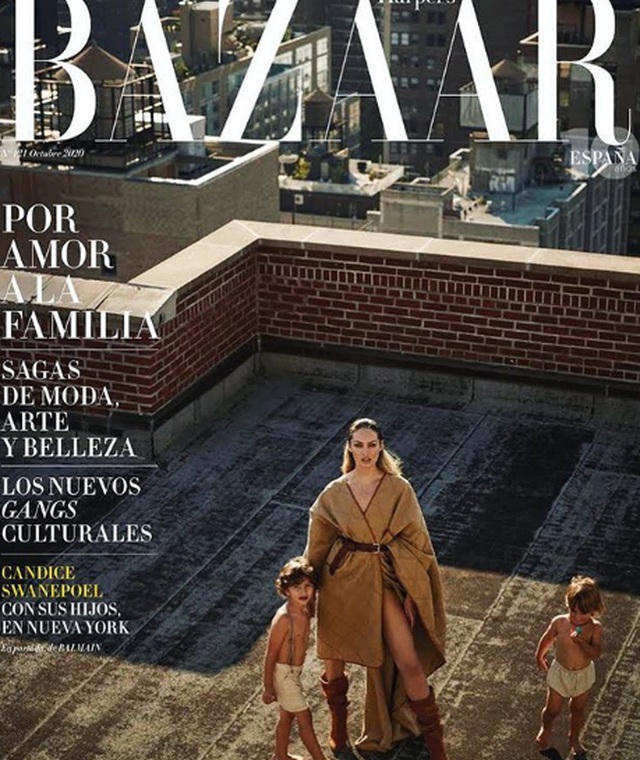 Là người kín tiếng, Candice Swanepoel hiếm khi chia sẻ về cuộc sống riêng. Vì thế việc cô cho hai con trai nhỏ cùng xuất hiện với mình trên tạp chí Harper's Bazaar khiến fans rất hào hứng 