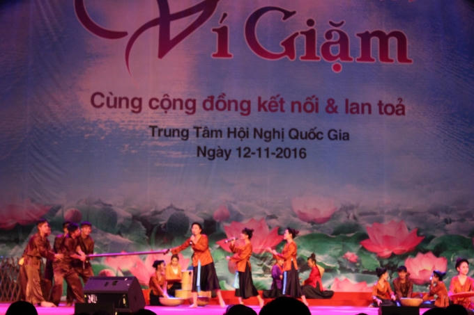 Toàn bộ số tiền bán vé được sẽ hỗ trợ các nghệ nhân và CLB dân ca Ví, Giặm tại hai tỉnh Nghệ An và Hà Tĩnh