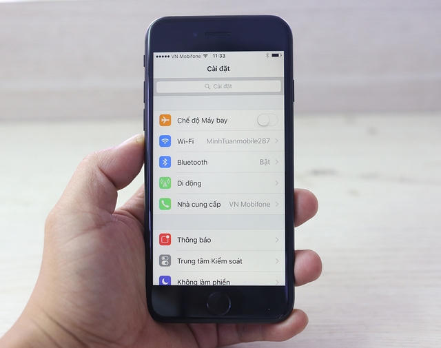 M&agrave;n h&igrave;nh c&agrave;i đặt