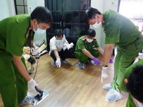 Công an tổ chức khám nghiệm hiện trường. Ảnh minh họa.