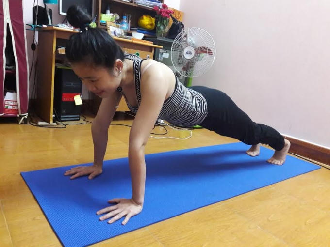 Thử thách chống đẩy đang trở thành một trào lưu trên mạng xã hội.