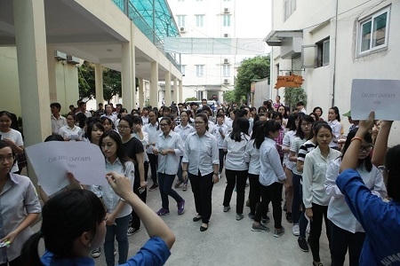 Số lượng thí sinh dự thi ĐGNL/tổng thí sinh đăng ký thi ĐGNL là 380/399, chiếm tỷ lệ 95%.