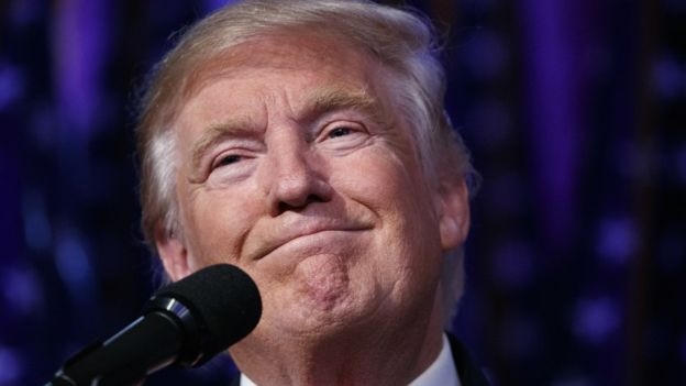 Ứng cử viên đảng Cộng hòa Donald Trump được bầu làm tổng thống Mỹ.