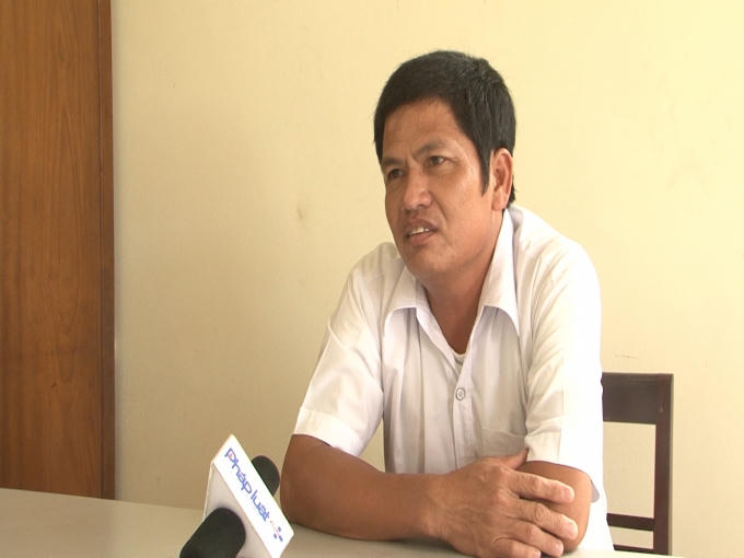 Ông Đinh Quyết Chiến - Trưởng Công an xã Giao Tân, huyện Giao Thủy, tỉnh Nam Định.