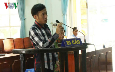 Bị cáo Lưu Hoàng Linh. (Ảnh: VOV)