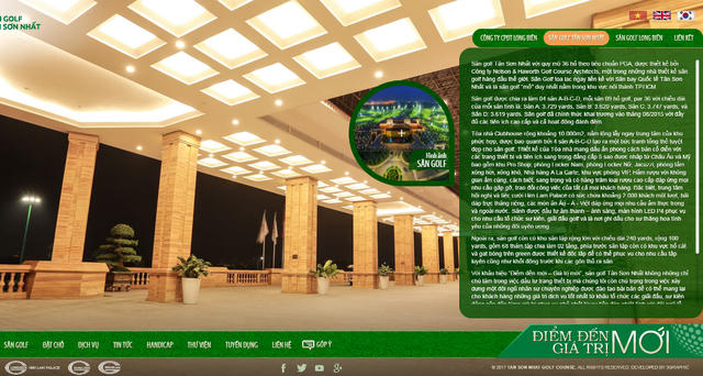 Trang web của sân golf Tân Sơn Nhất tự giới thiệu: “Sân golf tọa lạc ngay liền kề với sân bay quốc tế Tân Sơn Nhất và là sân golf 'mở' duy nhất nằm trong khu vực nội thành TPHCM”. (Ảnh: Nguyễn Quang)