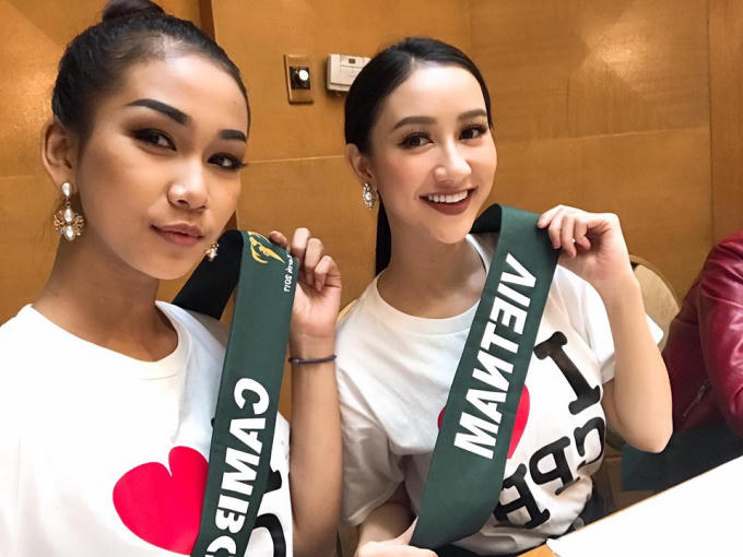 H&agrave; Thu vươn l&ecirc;n dẫn đầu th&agrave;nh t&iacute;ch Hoa hậu Tr&aacute;i đất 2017