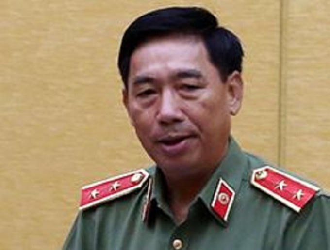 Trung tướng Lê Văn Đệ, Phó tổng cục Chính Trị - Bộ Công an. Ảnh: Bá Đô.