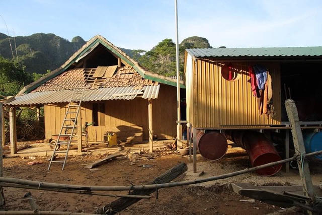 Xã Tân Hóa, huyện Minh Hóa hoàng tàn sau lũ.
