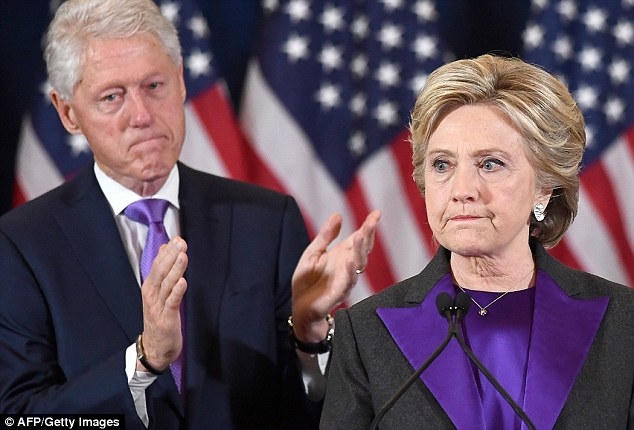 Ứng viên tổng thống Dân chủ Hillary Clinton thừa nhận thất bại sau cuộc bầu cử ngày 8/11. (Ảnh: AFP)