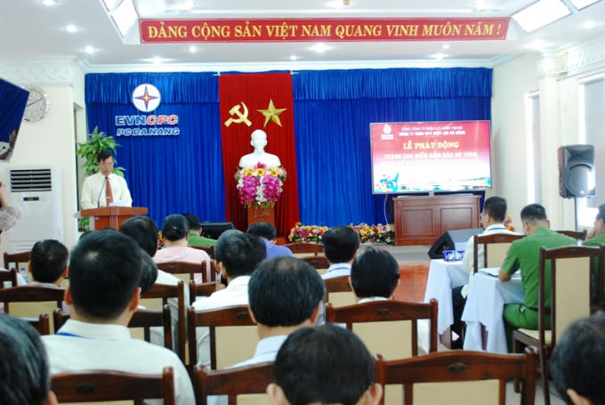Điện lực Đà Nẵng chính thức phát động tháng cao điểm đảm bảo an toàn, PCCN.