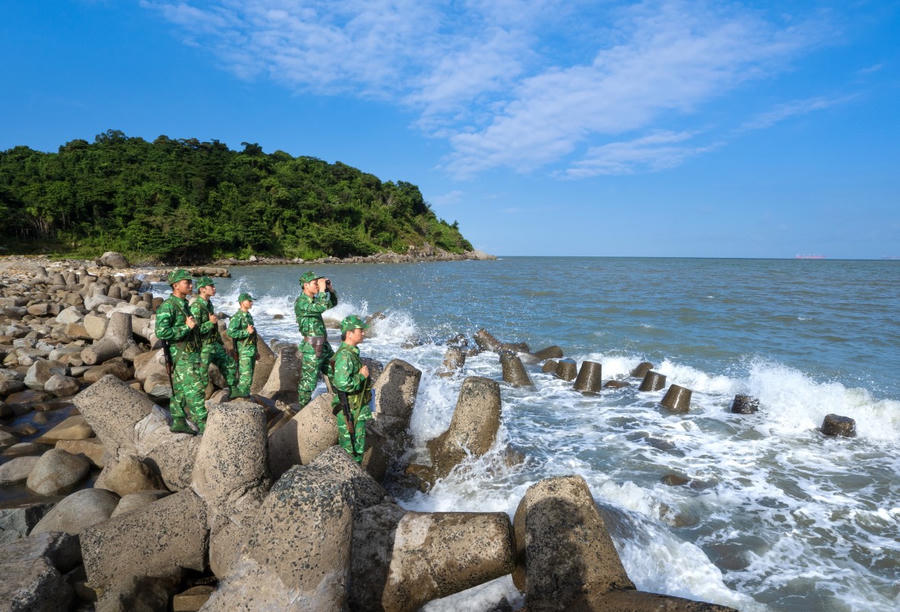Đồn Biên phòng Hòn Khoai quan sát, bảo vệ vững chắc vùng biển đơn vị quản lý.