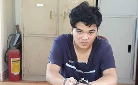 Nghi can Khơi tại cơ quan điều tra.