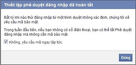 Hoàn thành thao tác thiết lập số điện thoại cho tài khoản Facebook.
