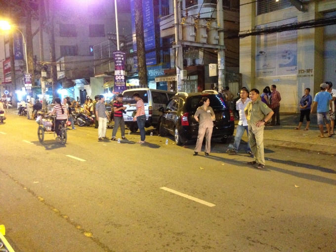 Hiện trường vụ tai nạn.