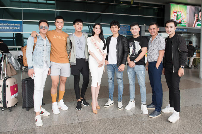 Huỳnh Vy ch&iacute;nh thức l&ecirc;n đường tham dự Miss Tourism Queen Worldwide 2018