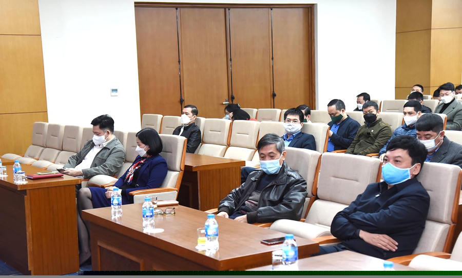 Lãnh đạo, cán bộ, phóng viên, biên tập viên và người lao động Báo Đại biểu Nhân dân dự Đối thoạiẢnh: Quang Khánh