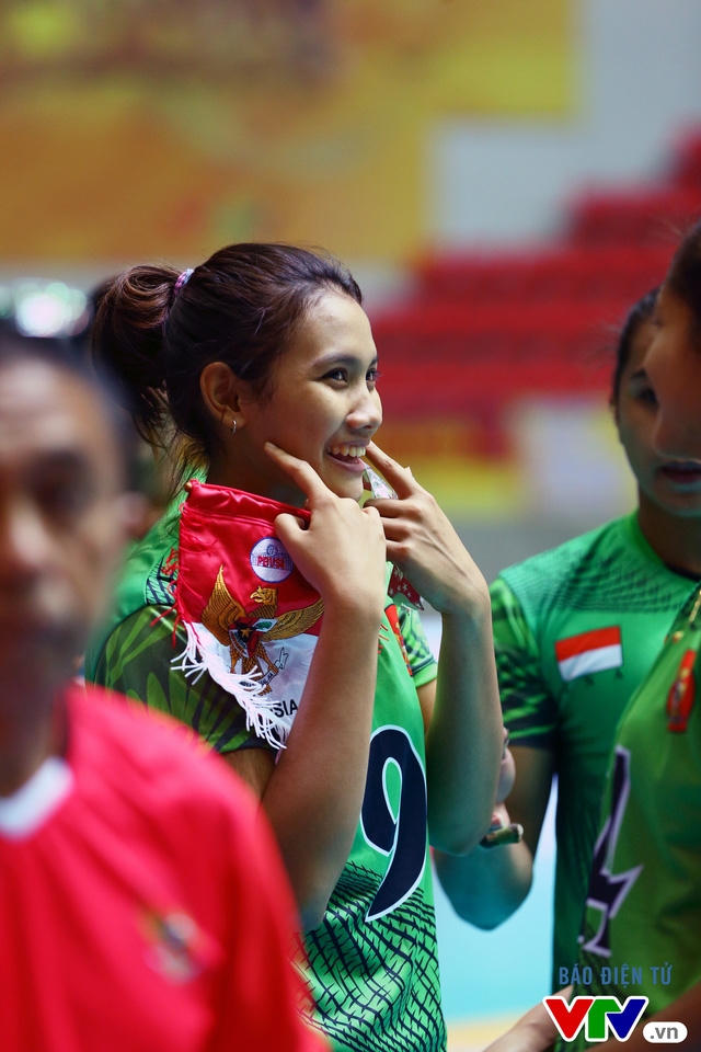Nandita Ayu Salsabila luôn nở nụ cười thân thiện với bạn bè
