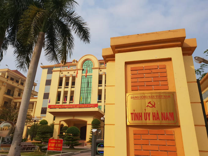 Trụ sở Tỉnh uỷ Tỉnh Hà Nam.