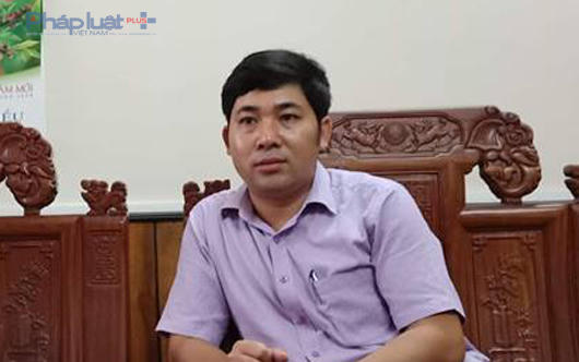 Ông Lê Văn Tuyên, giám đốc Ban Quản lý dự án huyện Hà Trung bị khởi tố vì vòi của doanh nghiệp 100 triệu đồng. (Ảnh: A.Thắng)