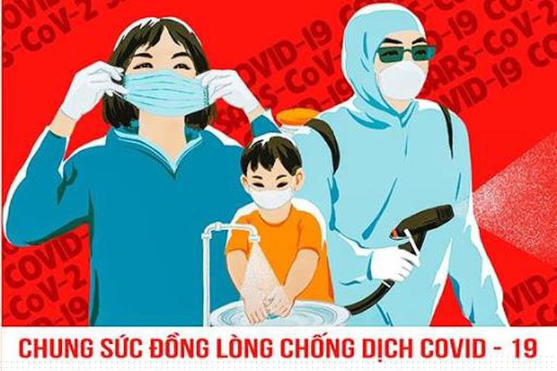 “Hãy tin tưởng, khích lệ lẫn nhau và cùng nhau chiến thắng COVID-19”.