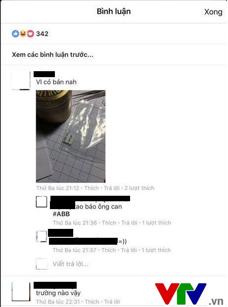 Bùa lưỡi được bán công khai trên các trang mạng xã hội