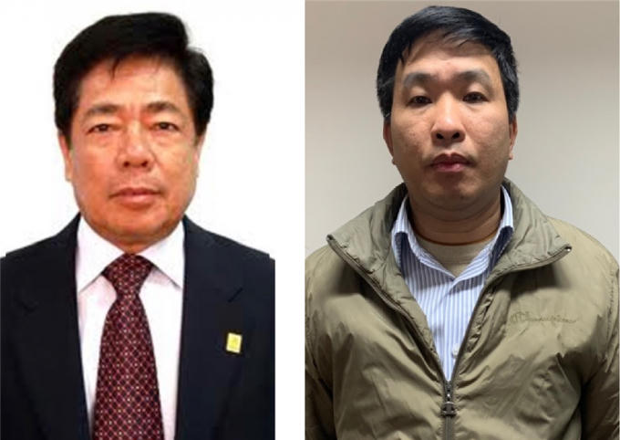 Bị can Trương Văn Tuyến và bị can Phạm Thanh Sơn.