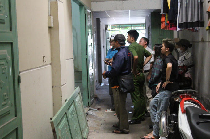 Phòng trọ nơi phát hiện vụ việc.
