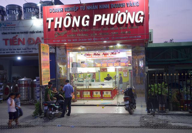 Tiệm vàng xảy ra vụ cướp