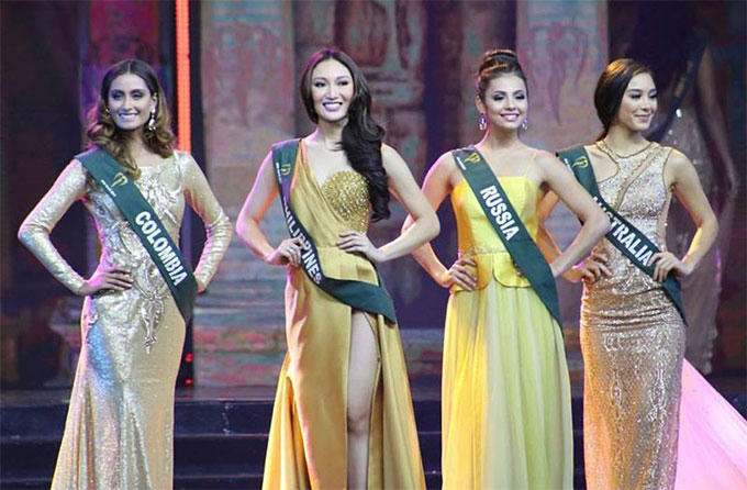 Top 4 Hoa hậu Trái đất.