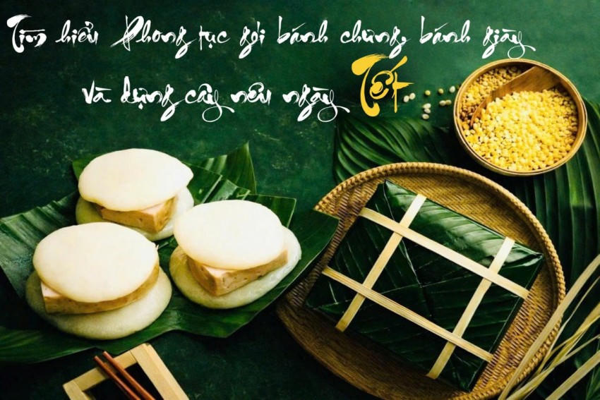 Phong tục gói bánh chưng, bánh giầy