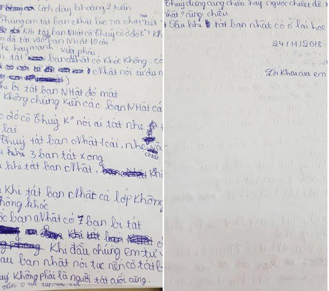 Phiếu điều tra từ phía nhà trường THCS Duy Ninh, huyện Quảng Ninh, Quảng Bình.