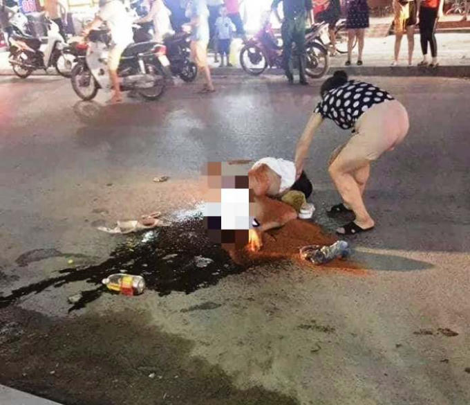 Hiện trường vụ đánh ghen gây xôn xao cộng đồng mạng.