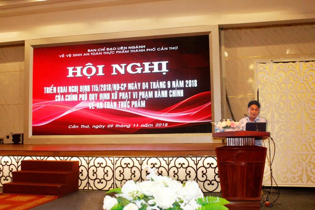 Cần Thơ Triển khai Nghị định mới của Chính phủ về an toàn thực phẩm